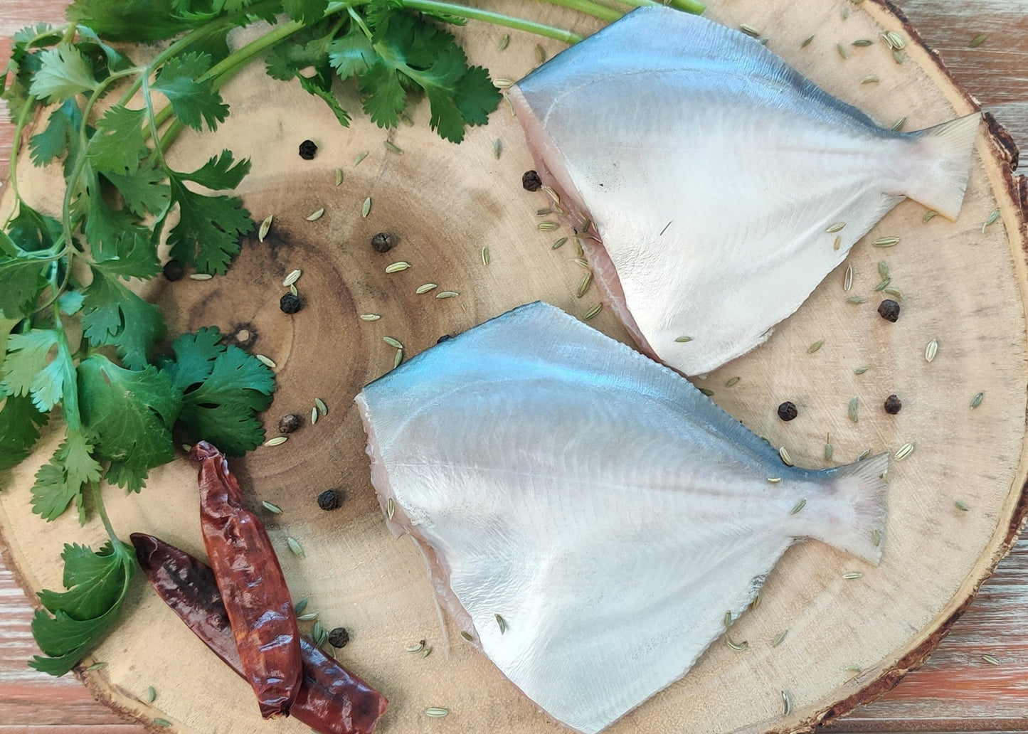 Silver Pomfret / Vavval / வவ்வால் / ആവോലി / తెల్ల చందువ / सफेद पापलेट